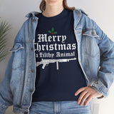 Merry Christmas Ya Filthy Animal Basic T-Shirt - Unisex