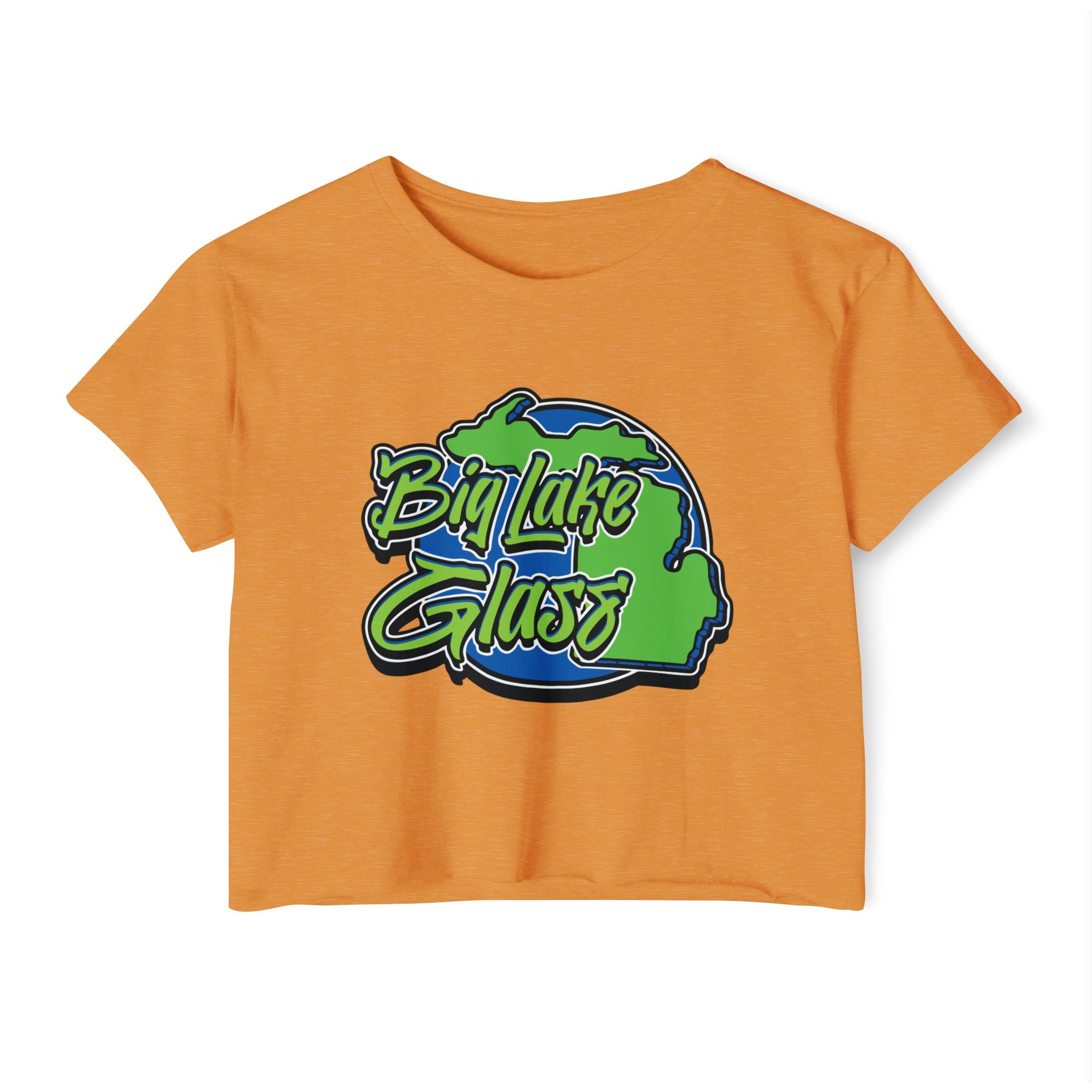 Crop Top T-Shirt - Women's - Big Lake Glass