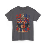 Peace Guitar Freedom 250th Anniversary Retro Americana USA 250 Basic T-Shirt - Unisex