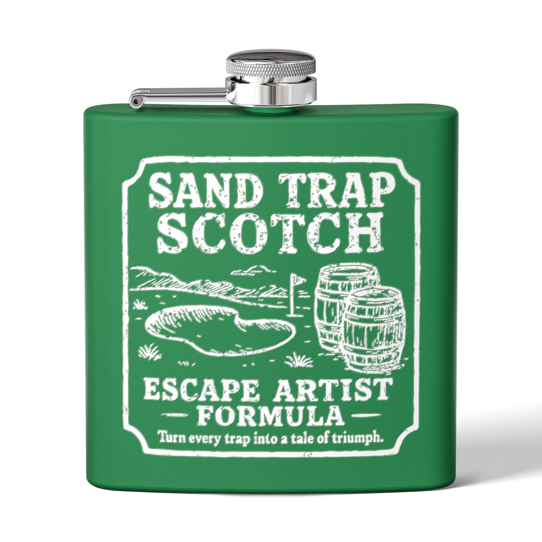 Sand Trap Scotch Flask - 6oz