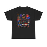 EMT Responder Flag Fireworks 250th Anniversary Patriotic Grunge Basic T-Shirt - Unisex