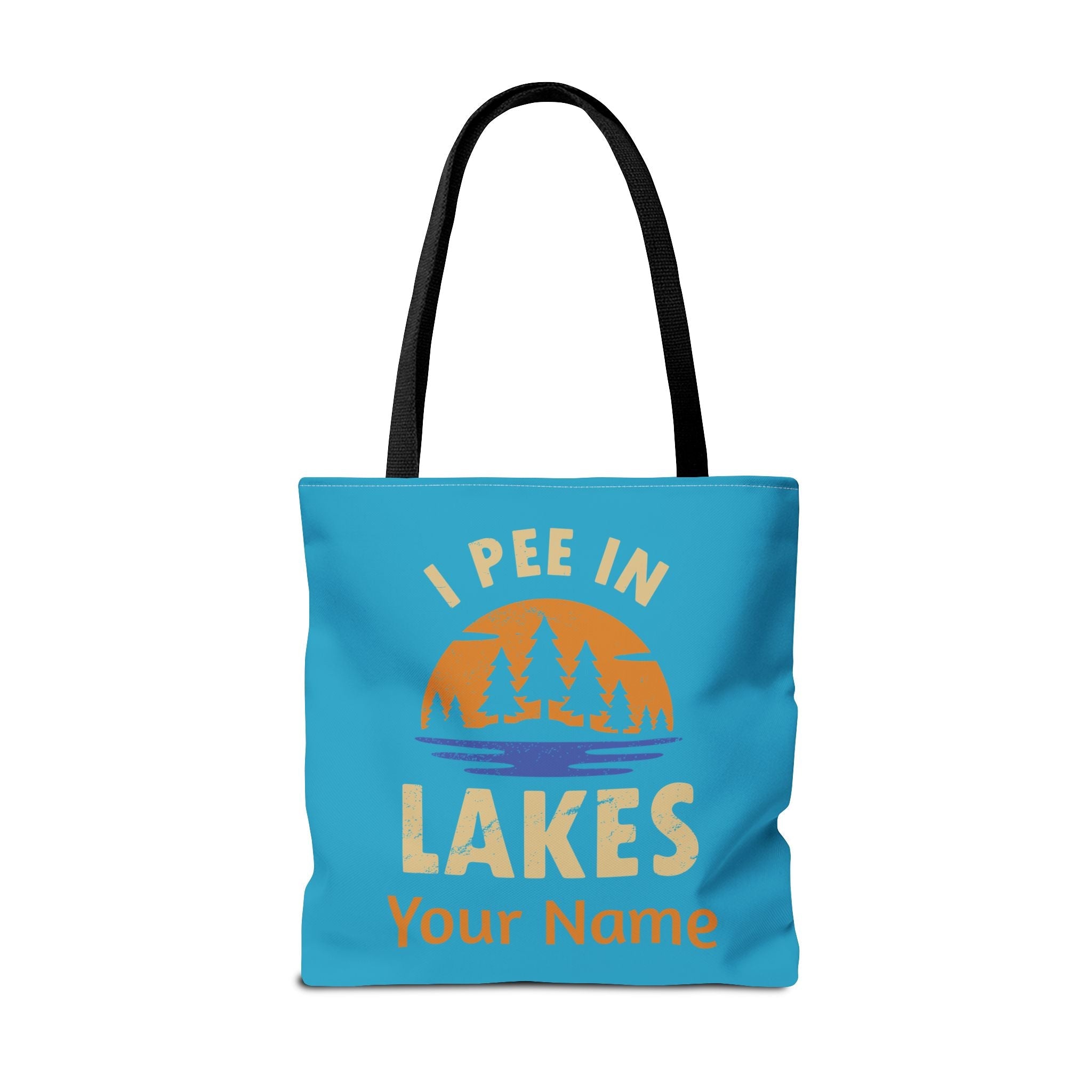 Tote Bag - I Pee In Lakes Retro Sun