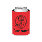 36 Social Logo 2 SL Can Cooler - Regular - Red (Amaranth)