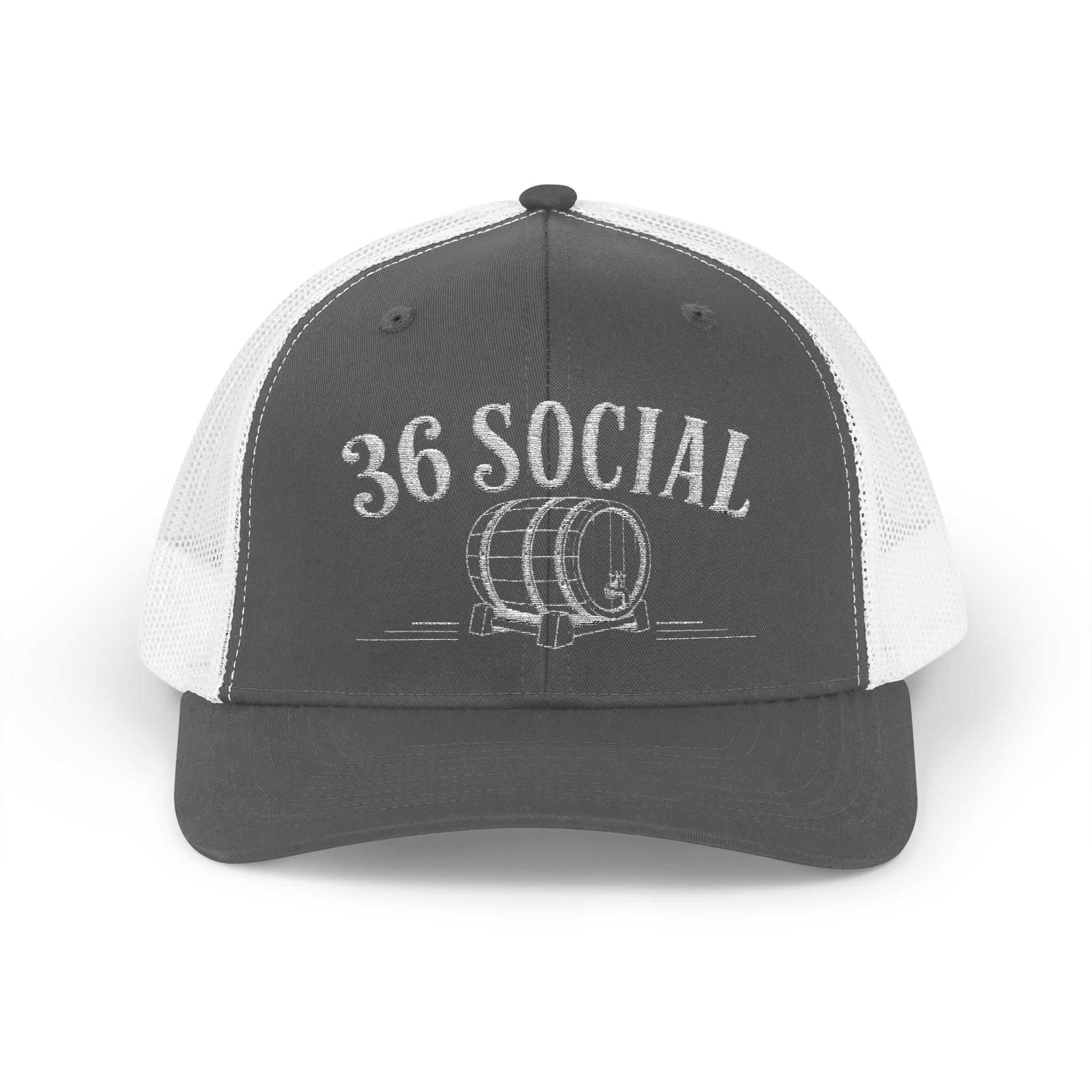 Snapback Trucker Cap - Embroidered - 36 Social