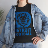 Detroit Football Blue Basic T-Shirt - Unisex