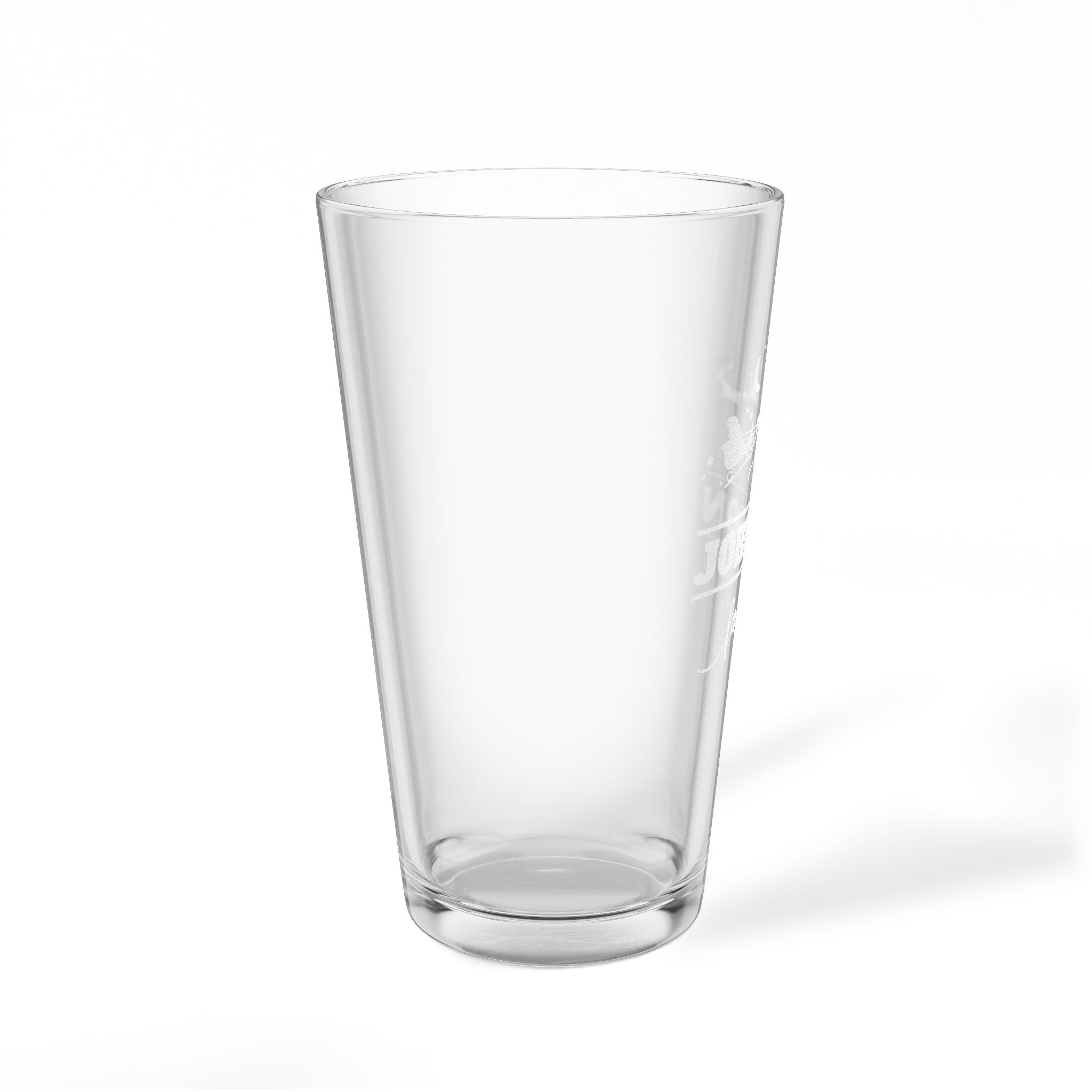 Santa Name Personalized Engraved 16oz Pint Mixing Glass