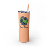 Skinny Steel Tumbler with Straw - 20oz - Big Lake Glass Pipe