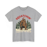Squatchin Through The Snow Basic T-Shirt - Unisex