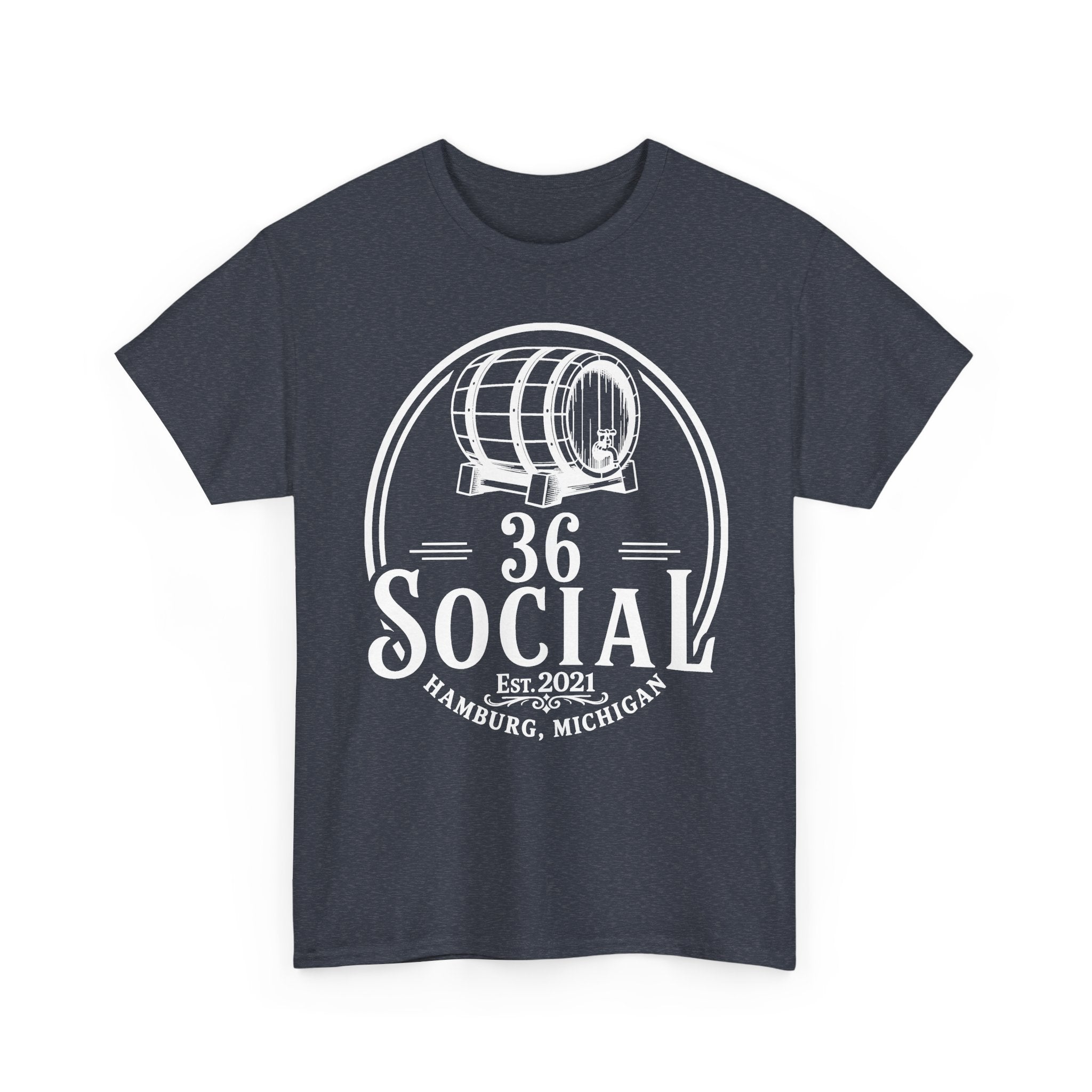 36 Social Logo 2 Black SL Basic T-Shirt - Unisex