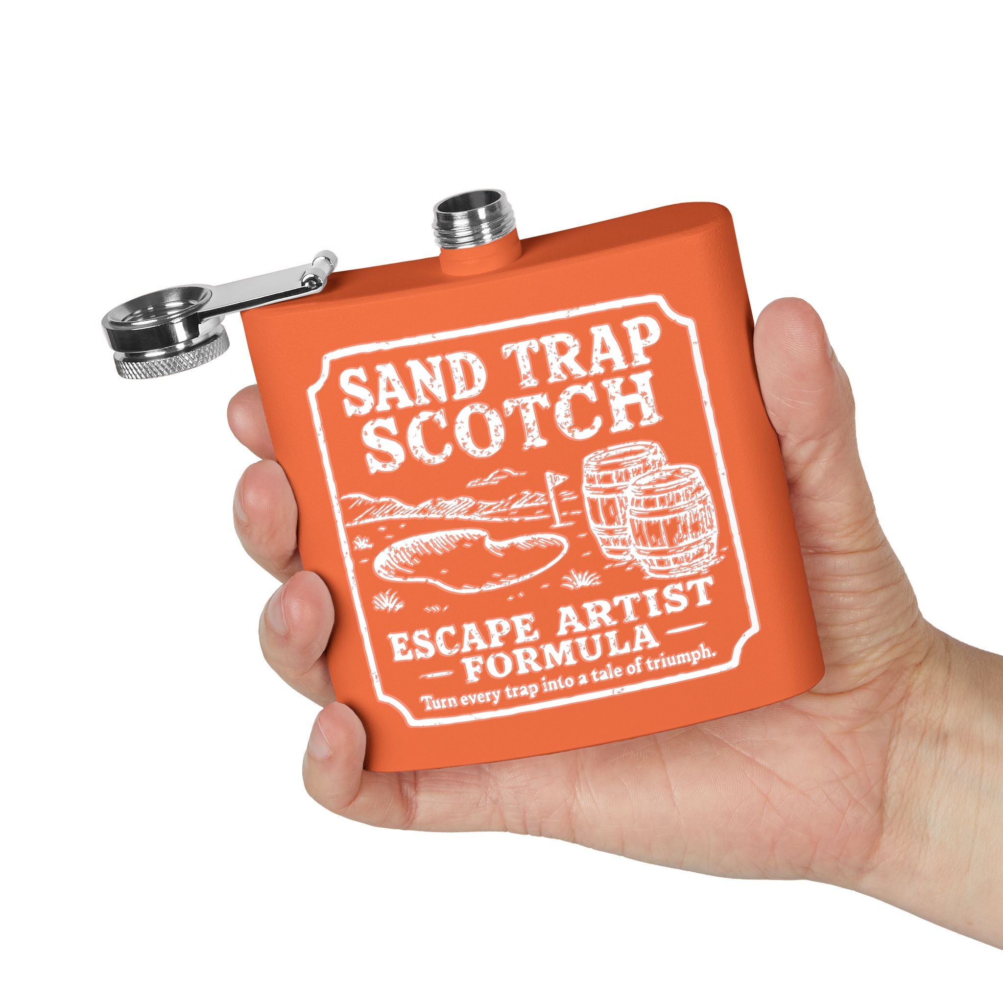 Sand Trap Scotch Flask - 6oz