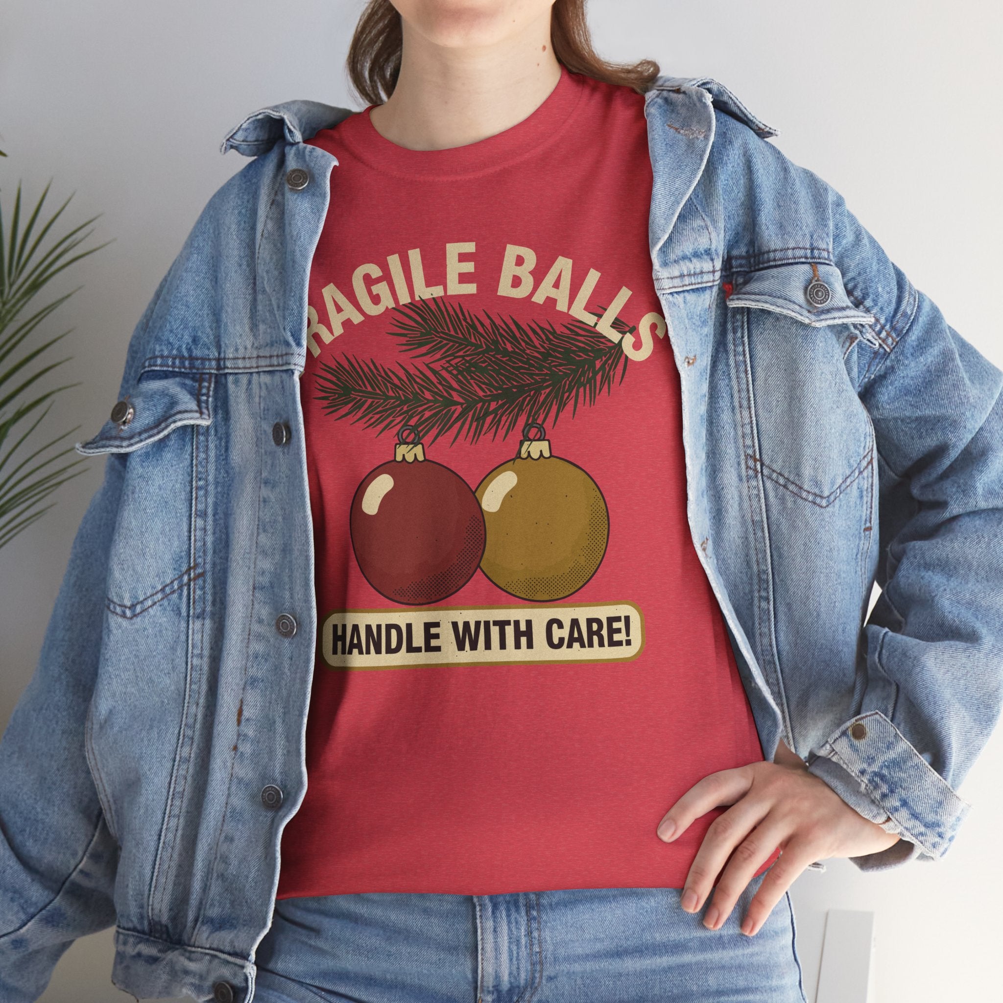 Fragile Balls Handle With Care Basic T-Shirt - Unisex