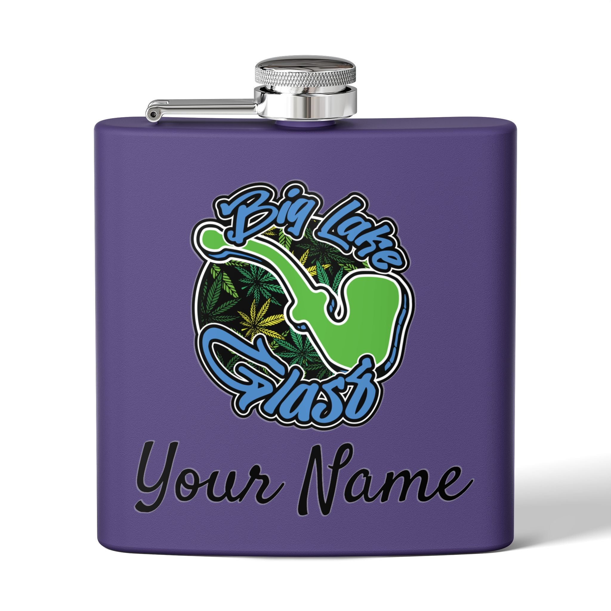 Flask - 6oz - Big Lake Glass Pipe