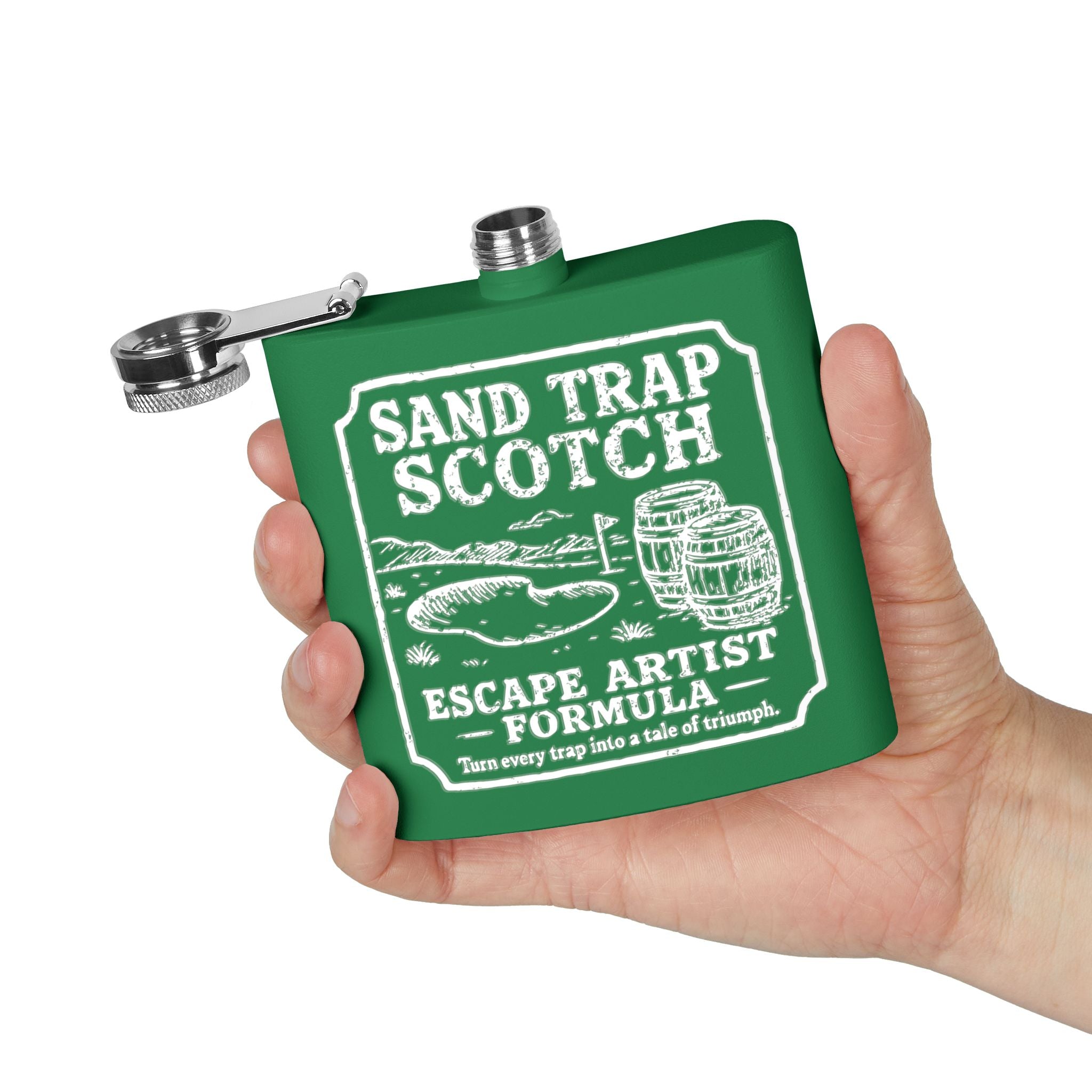 Sand Trap Scotch Flask - 6oz