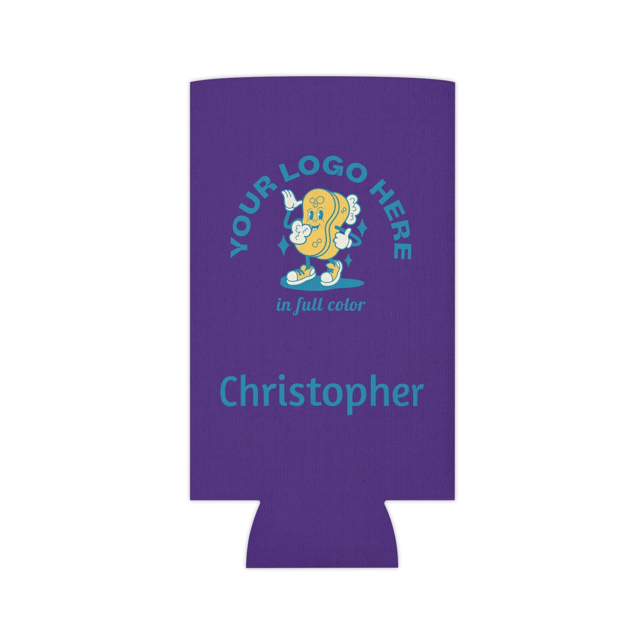 Personalized Skinny Can Cooler - Your Logo, Your Brand
