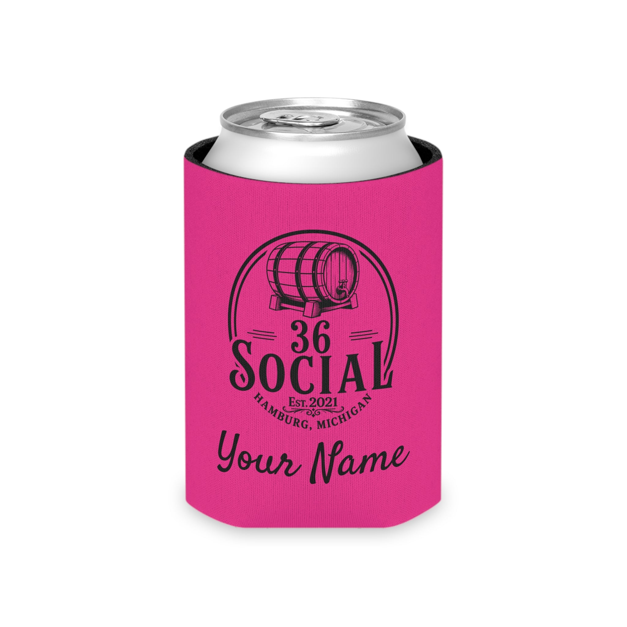 36 Social Logo 2 SL Can Cooler - Regular - Pink (Satisfy)