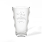 Santa Name Personalized Engraved 16oz Pint Mixing Glass
