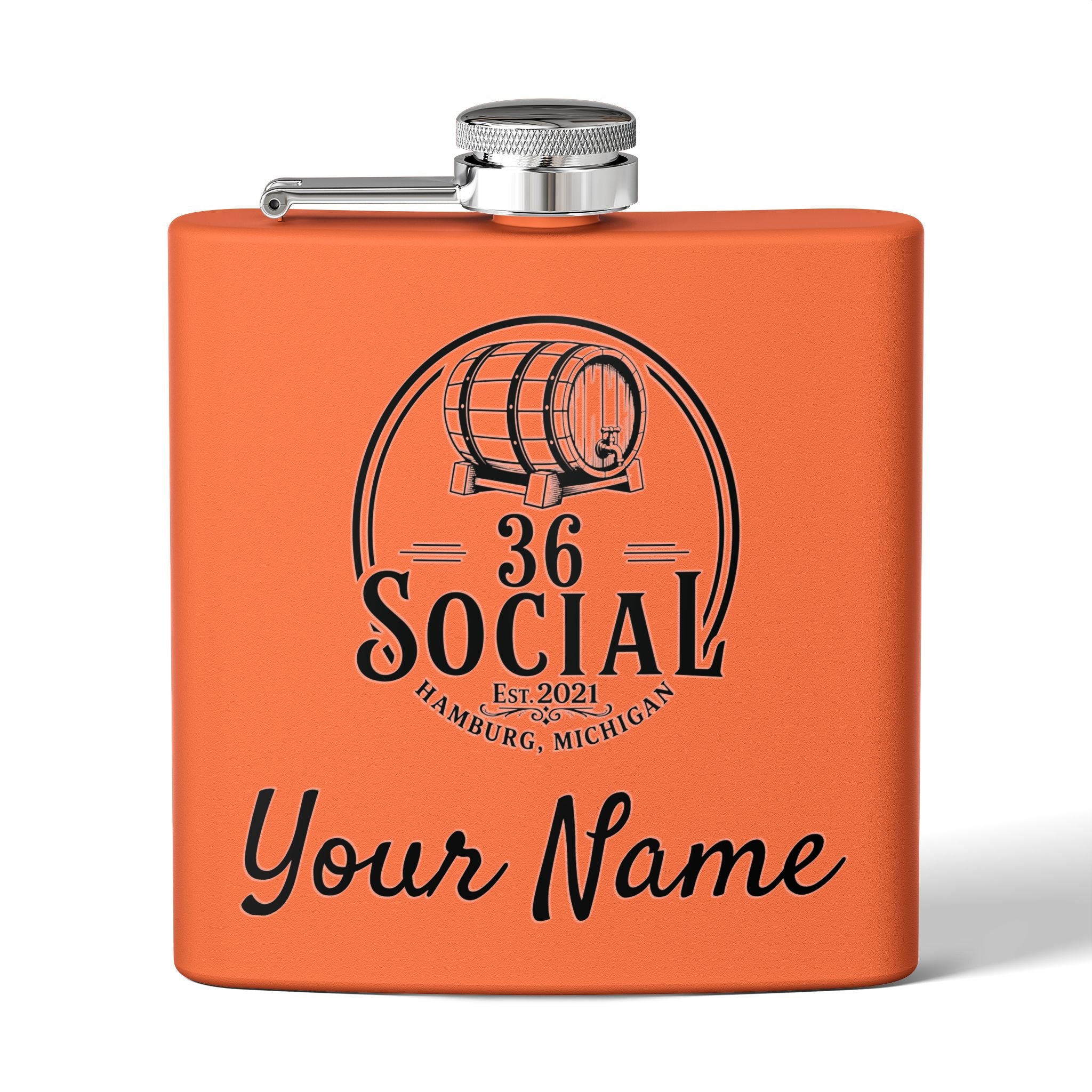 Flask - 6oz - 36 Social