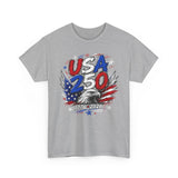 Eagle Brush USA 250 1776 2026 Patriotic Grunge Basic T-Shirt - Unisex