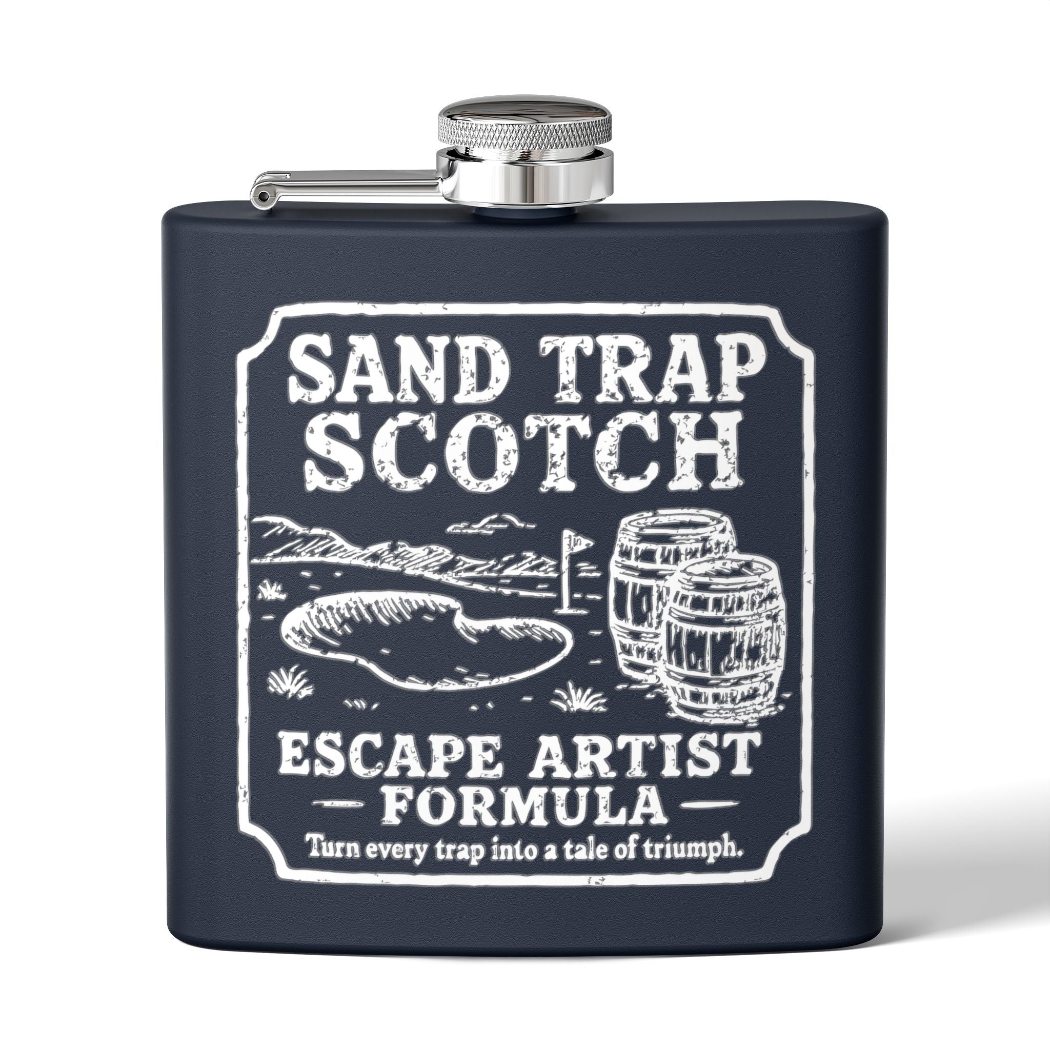 Sand Trap Scotch Flask - 6oz