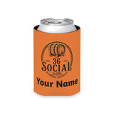 36 Social Logo 2 SL Can Cooler - Regular - Orange (Amaranth)