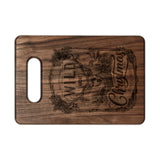 Wild About Christmas Engraved Wooden Cutting Board Rectangle Handle