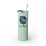 Skinny Steel Tumbler with Straw - 20oz - Big Lake Glass Pipe