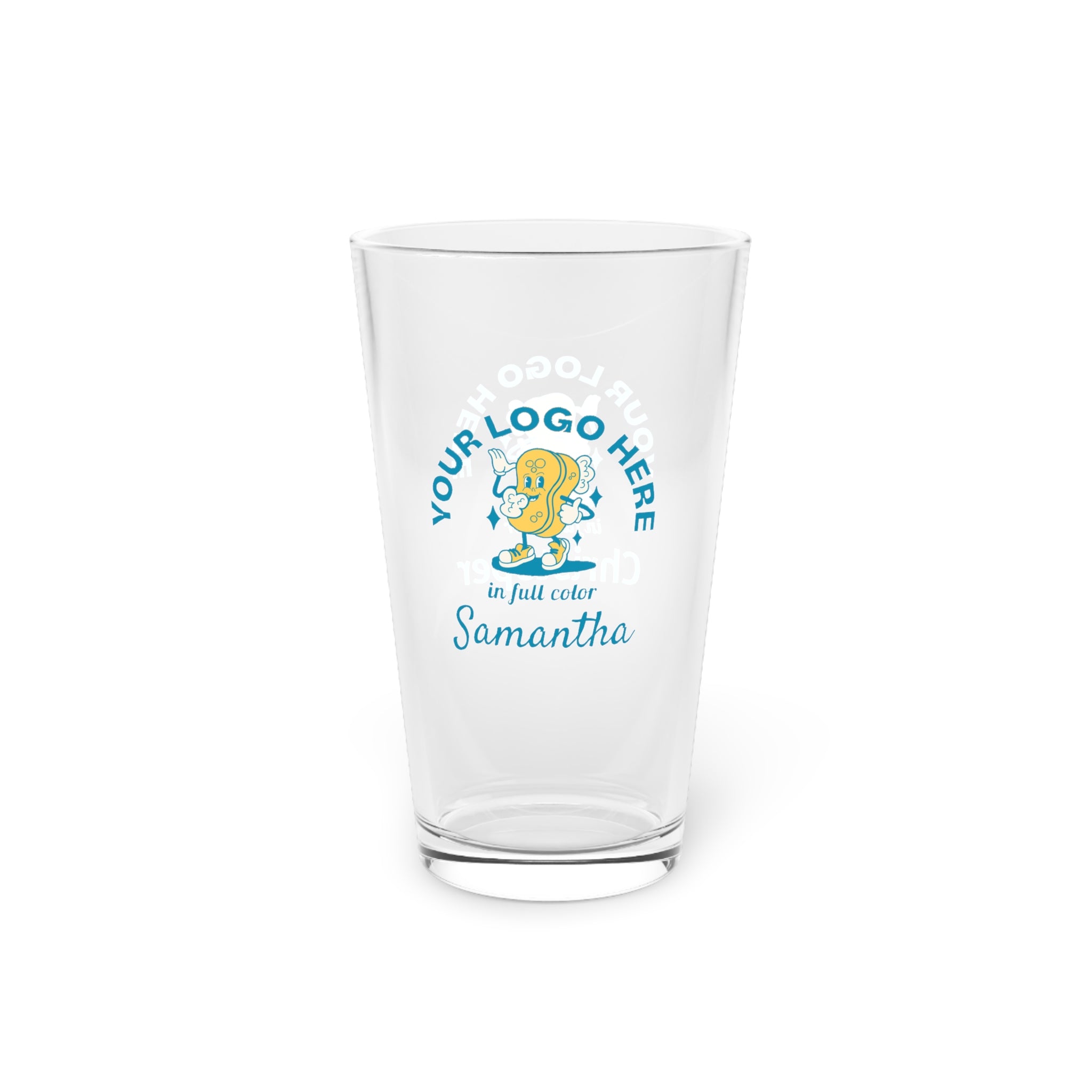 Personalized Pint Glass - 16oz - Your Logo, Your Brand