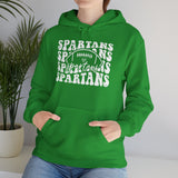 Spartans Football 1 White Hoodie - Unisex