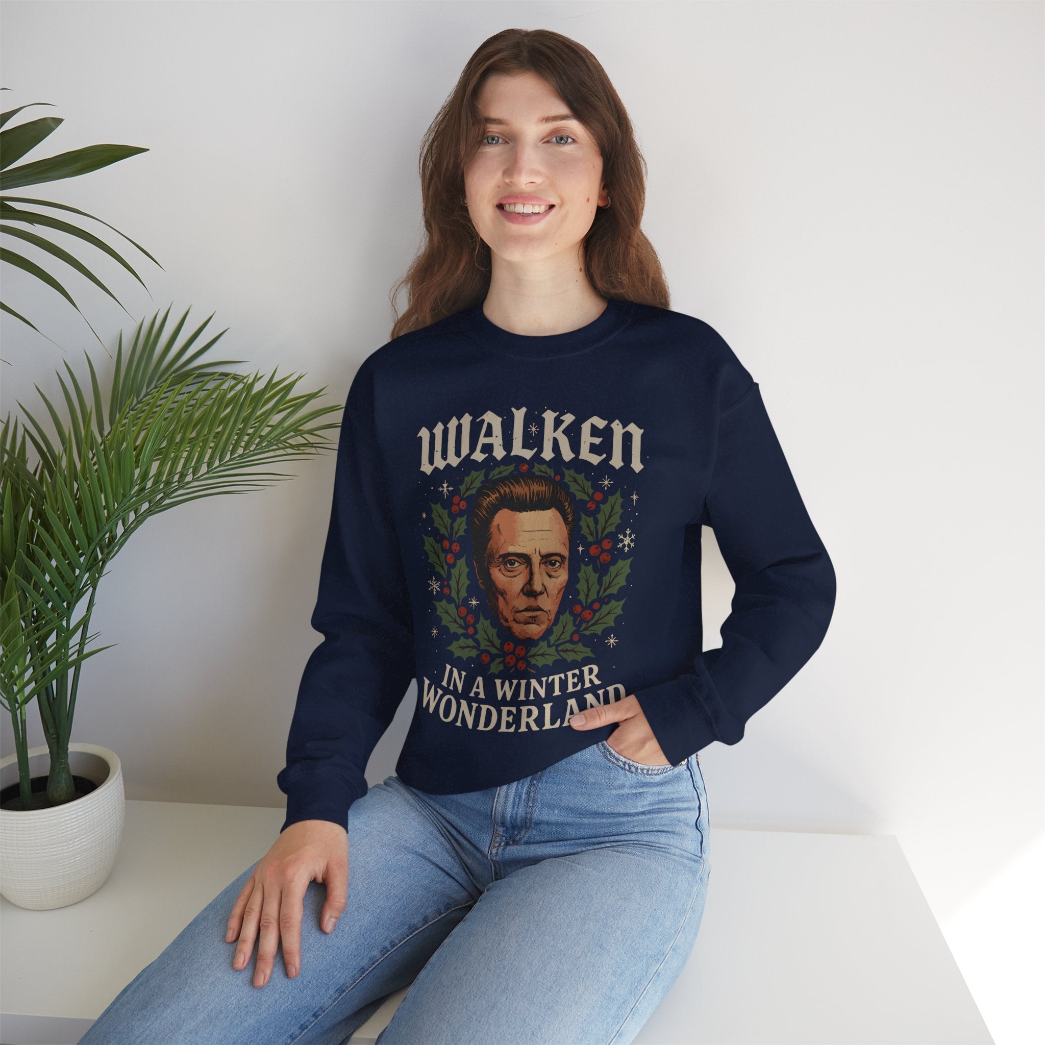 Walken In A Winter Wonderland Crewneck Sweatshirt - Unisex