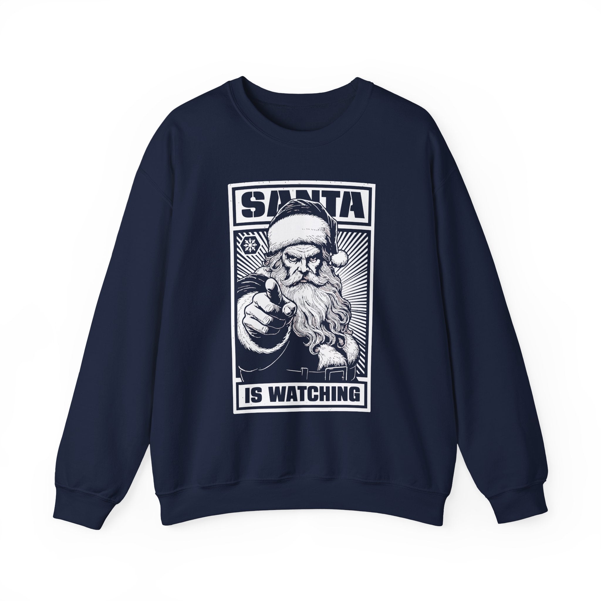 Santa is Watching Crewneck Sweatshirt - Unisex