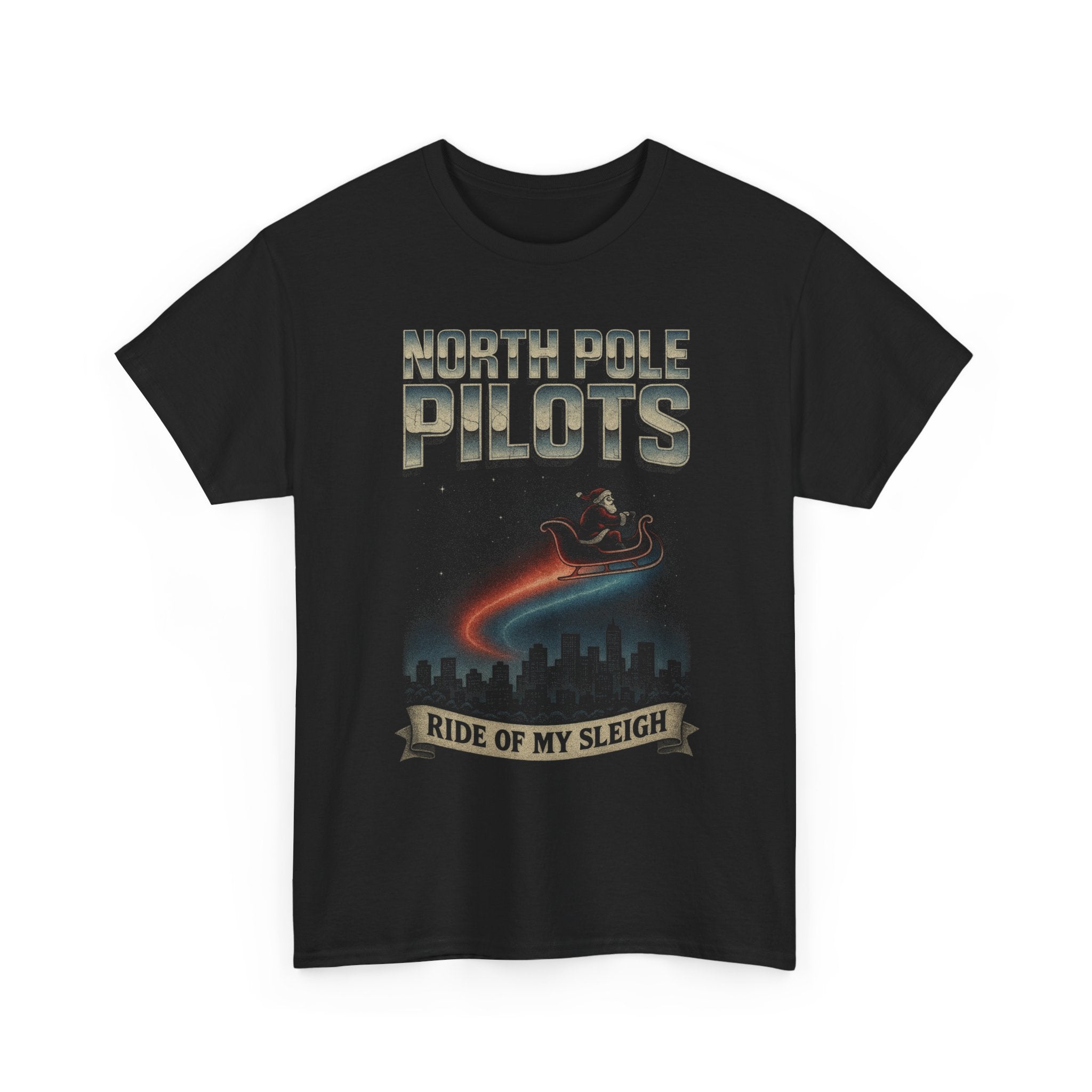North Pole Pilots - Ride of My Sleigh Firefly Basic T-Shirt - Unisex