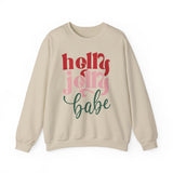 Holly Jolly Babe Crewneck Sweatshirt - Unisex