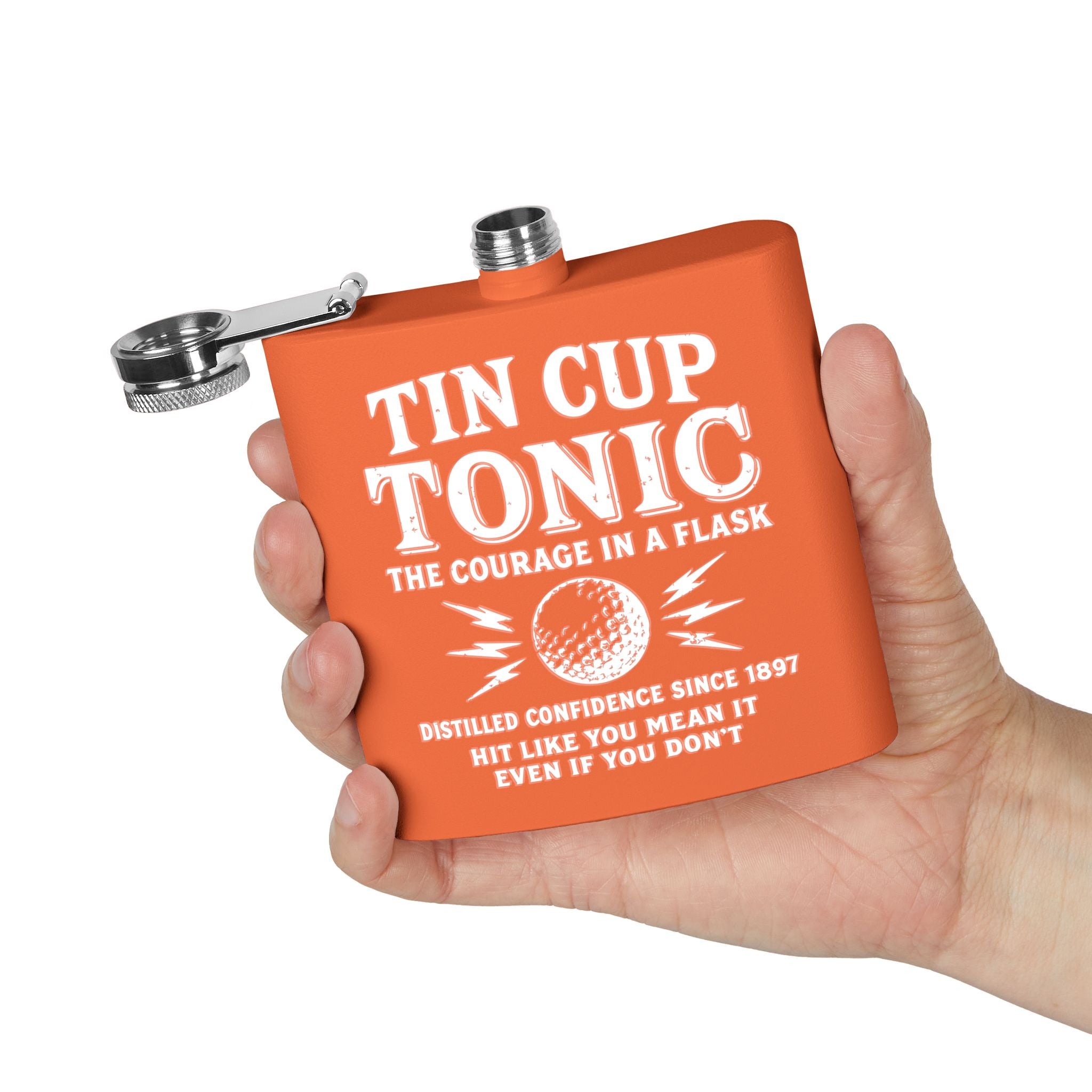 Tin Cup Tonic Flask - 6oz