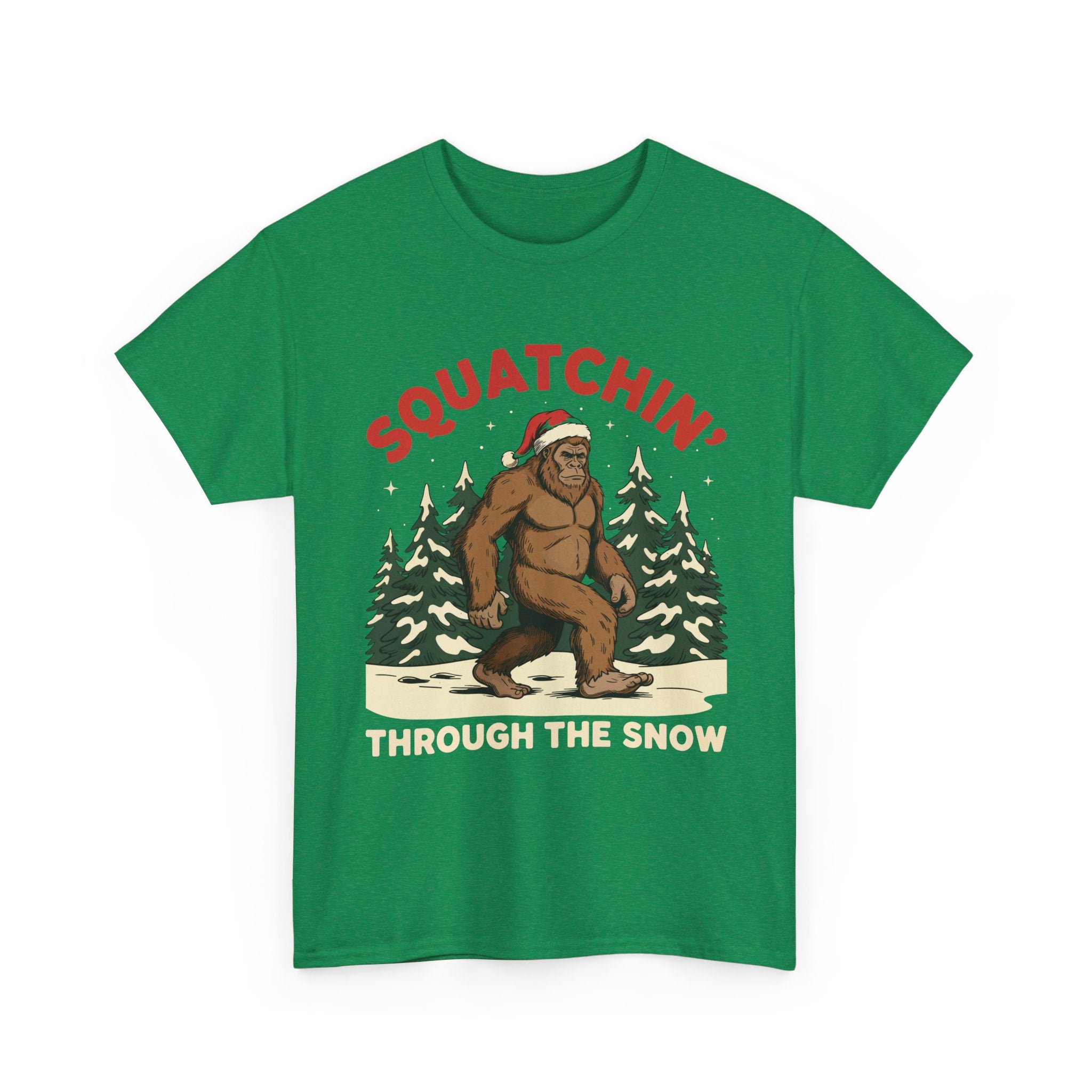 Squatchin Through The Snow Basic T-Shirt - Unisex