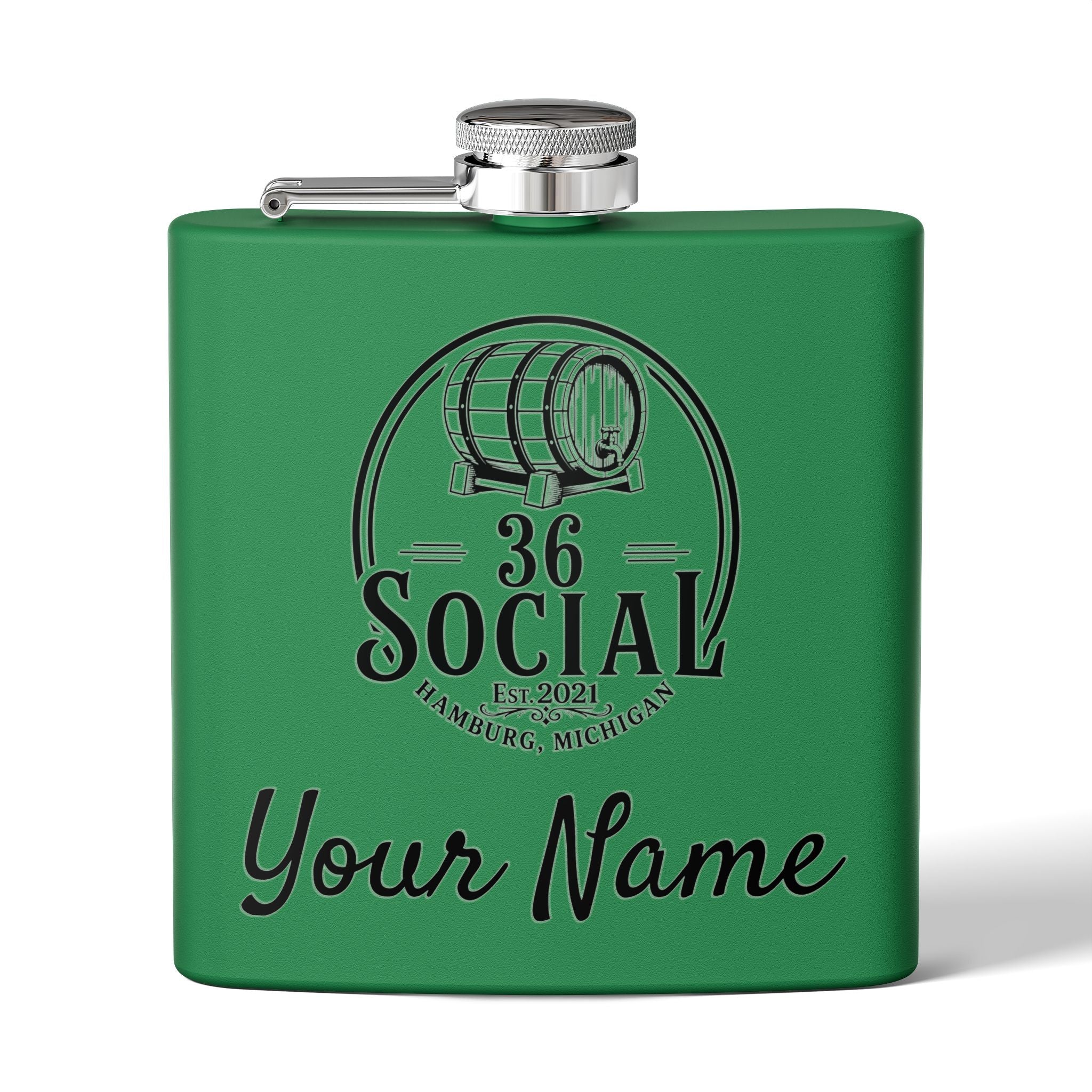 Flask - 6oz - 36 Social