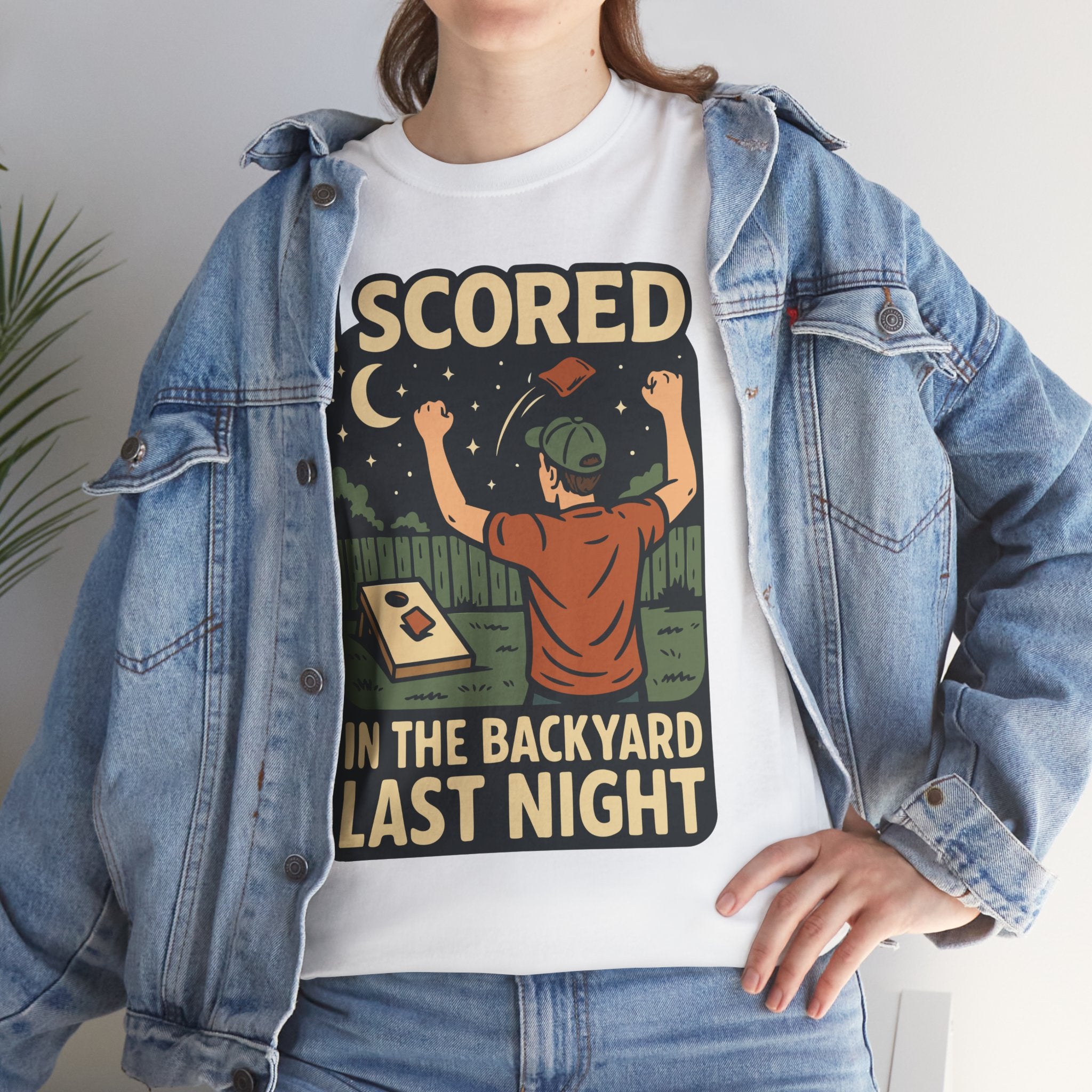 I Scored in the Backyard Last Night Basic T-Shirt - Unisex