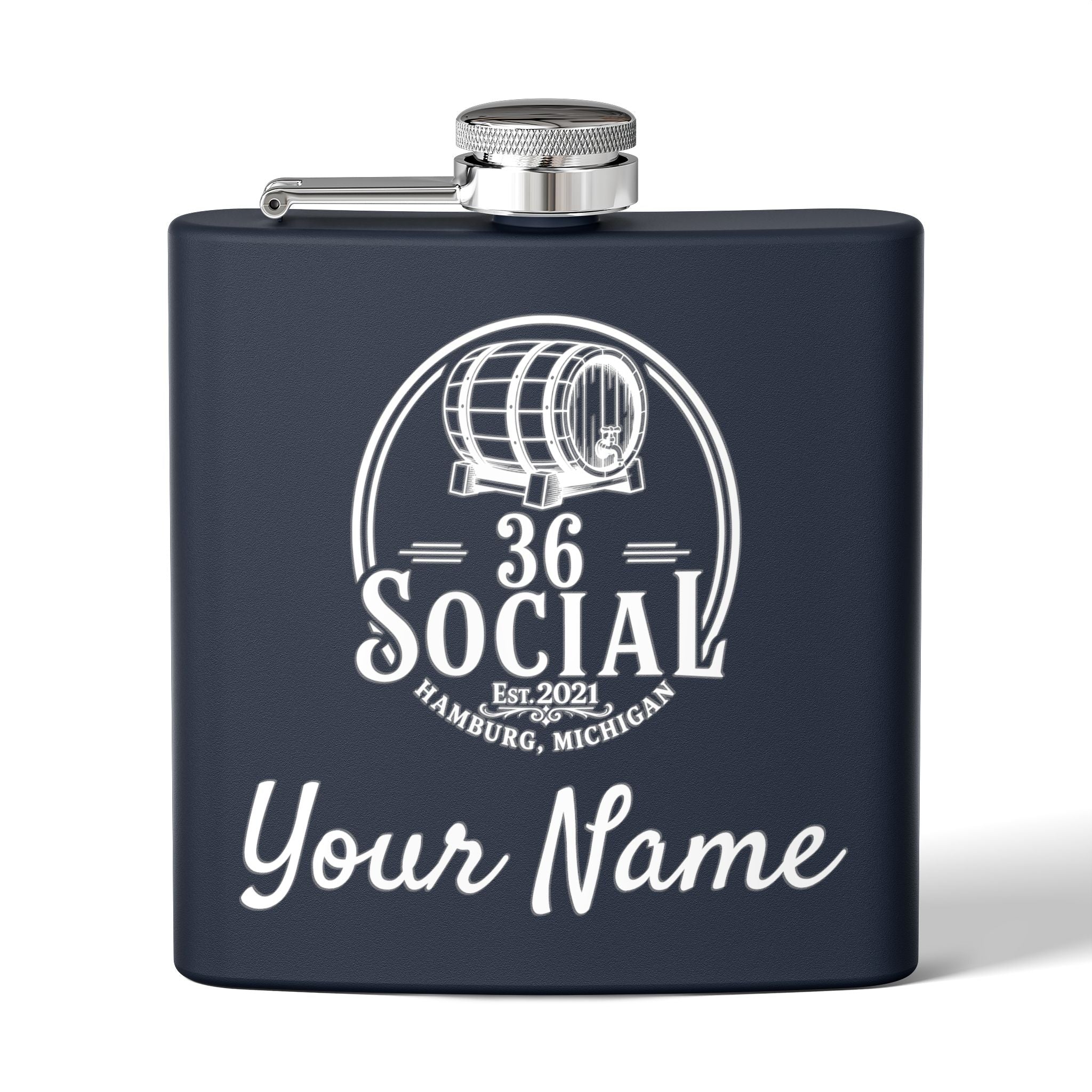 Flask - 6oz - 36 Social