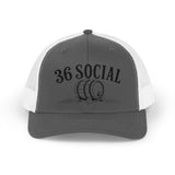 Snapback Trucker Cap - Embroidered - 36 Social