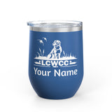 LCWCC Dog Logo Wine Tumbler - 12oz
