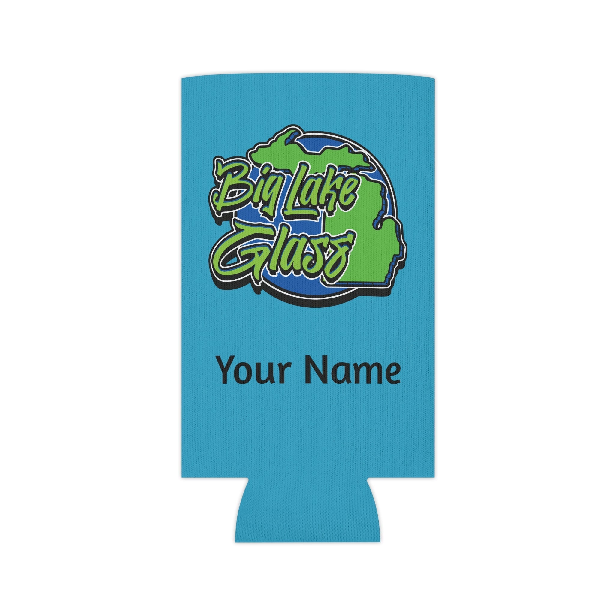 Can Cooler - Skinny - Big Lake Glass