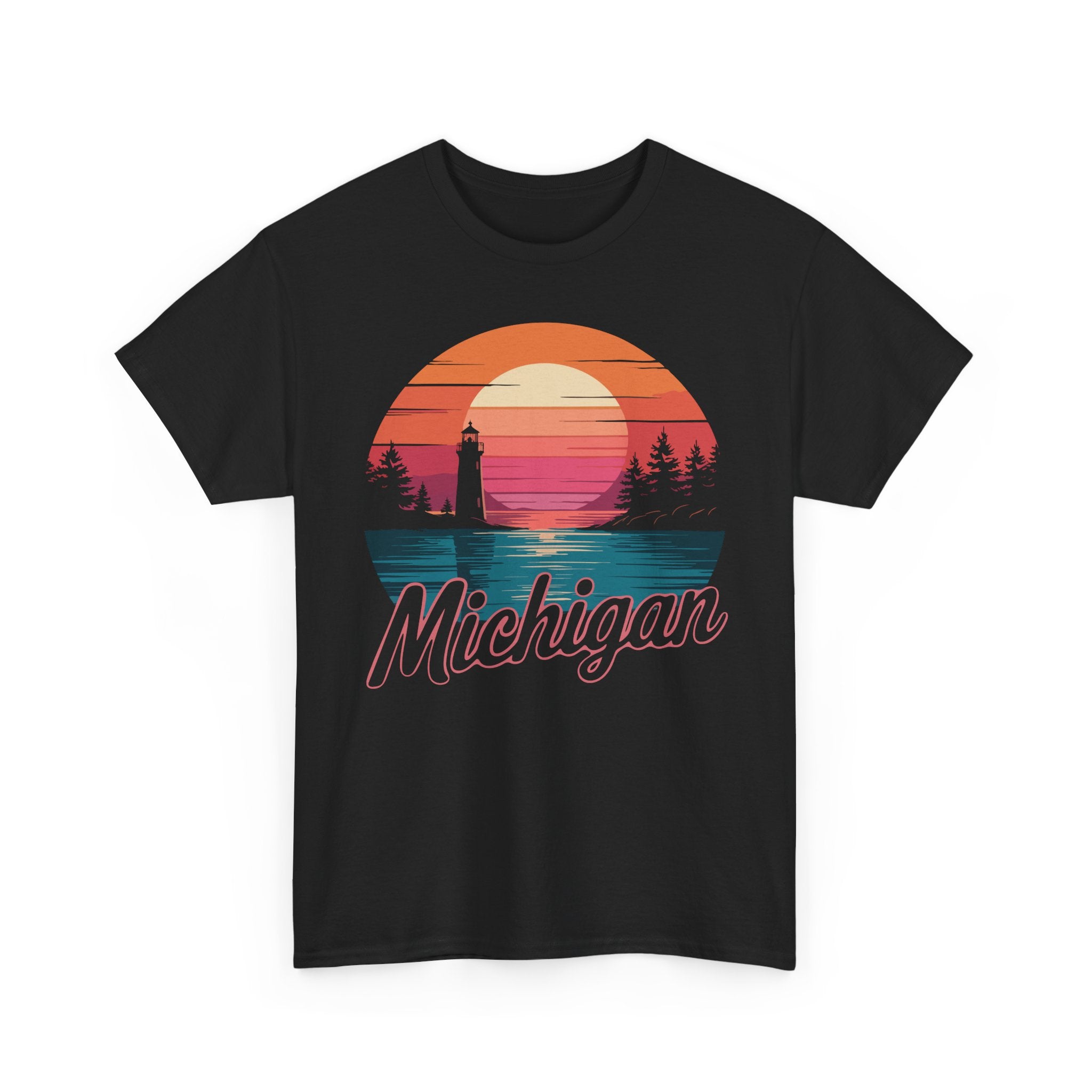 Retro Michigan Sun T-Shirt - Unisex