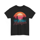 Retro Michigan Sun T-Shirt - Unisex