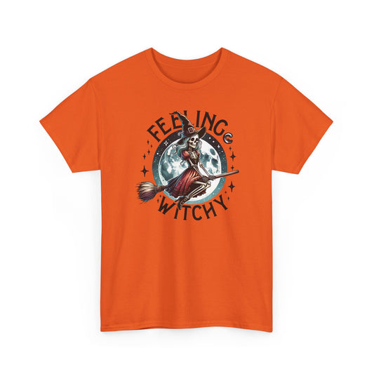 Feeling Witchy Skeleton Basic T-Shirt - Unisex