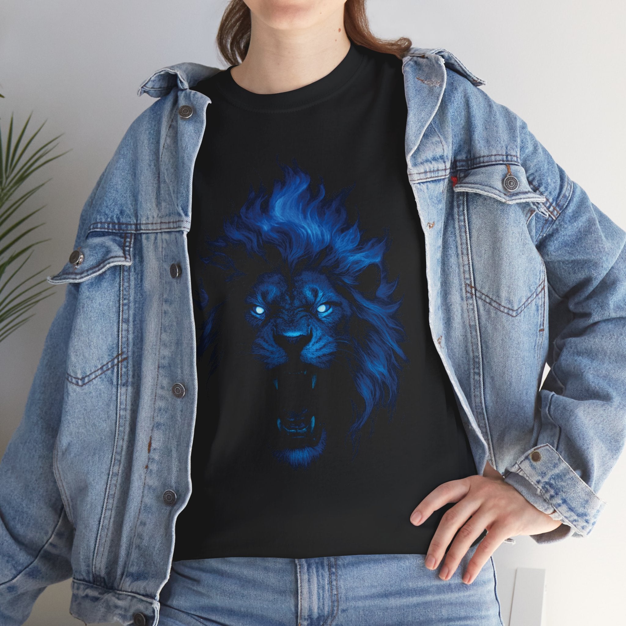 Lion Blue Basic T-Shirt - Unisex