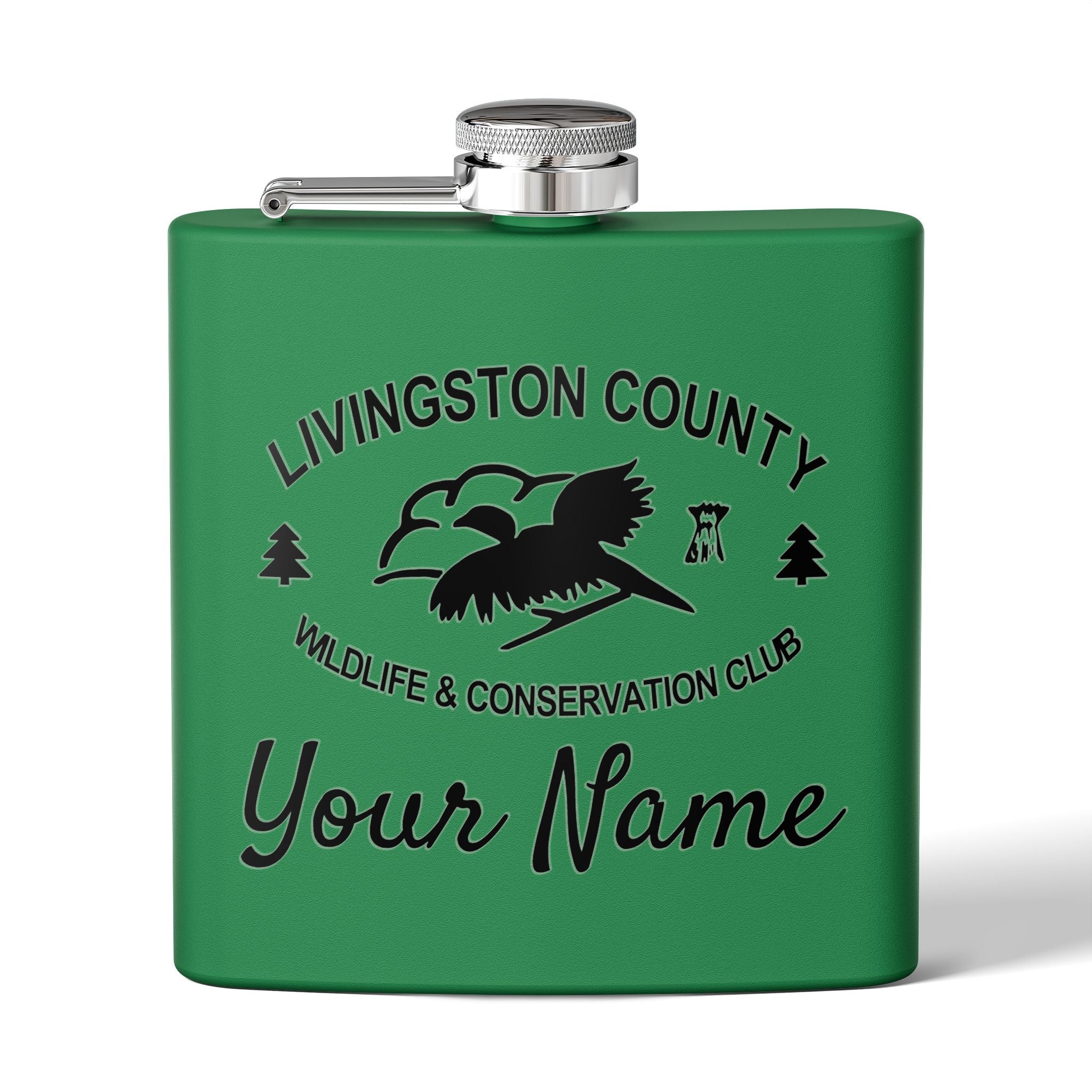 LCWCC Original Logo Flask - 6oz