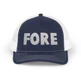 FORE Golf Snapback Trucker Cap