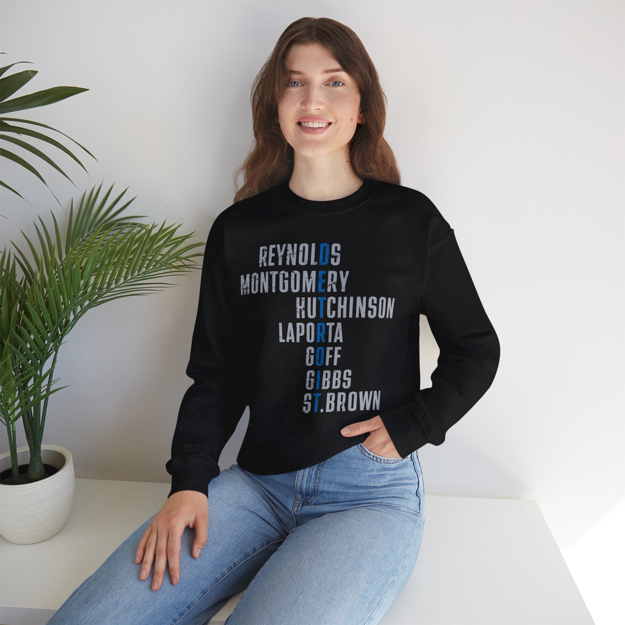 Detroit Names Crewneck Sweatshirt - Unisex