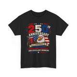 Funny Eagle Freedom Beer 250th Anniversary Distressed Patriotic Basic T-Shirt - Unisex