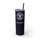 South Lyon Local AF Skinny Steel Tumbler with Straw - 20oz