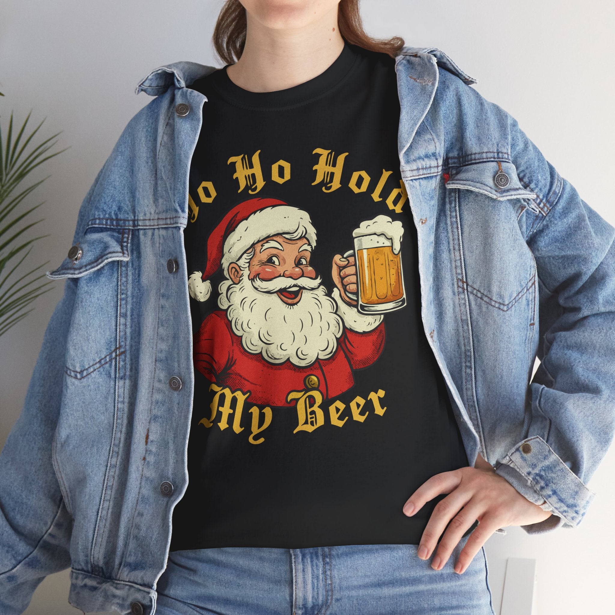 Ho Ho Hold My Beer Basic T-Shirt - Unisex